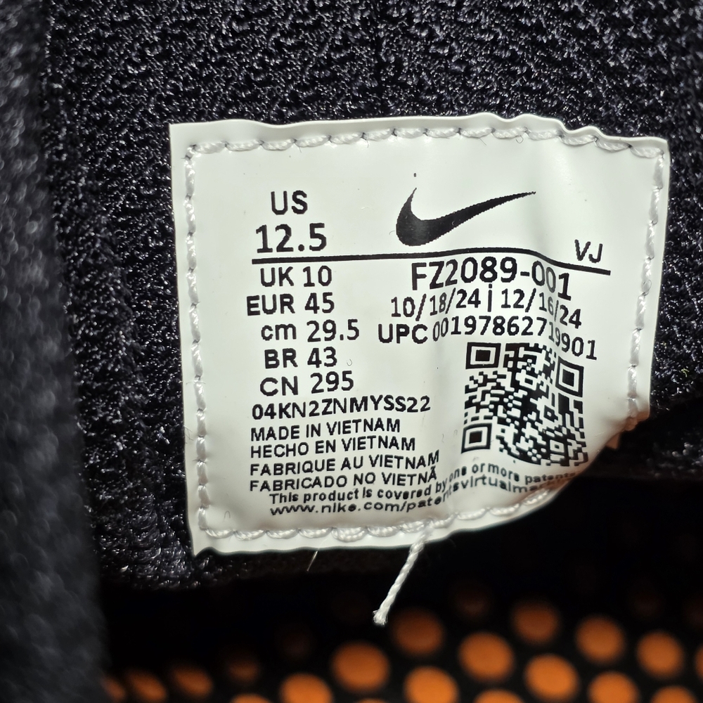 Nike Air Max Craze Black Bright Citrus Athletic Shoes FZ2089 Men’s 11/Women 12.5 - Picture 4 of 10